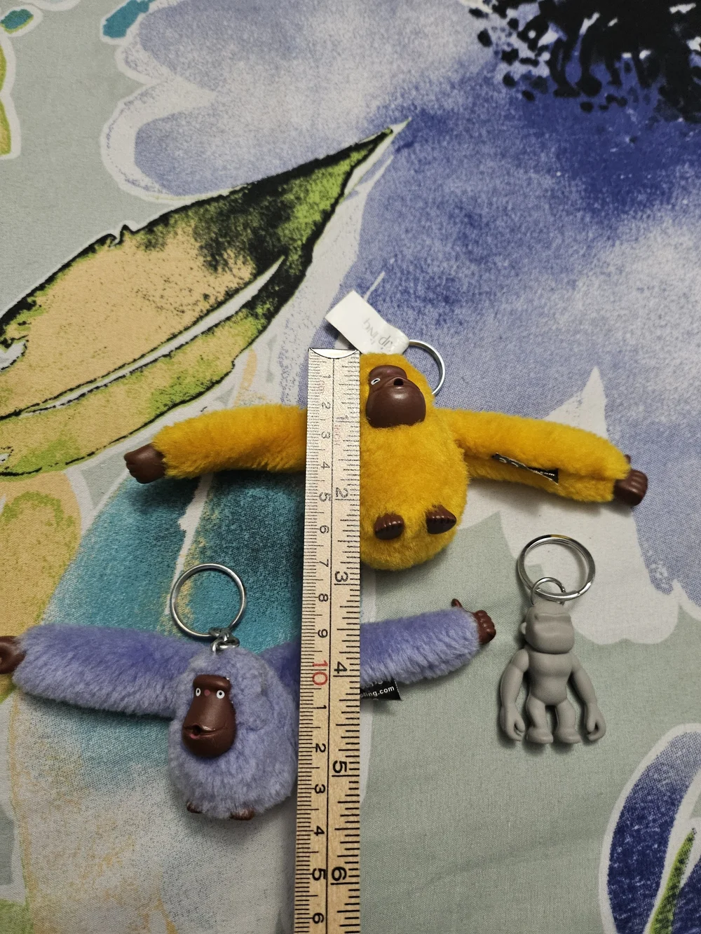 Set of 3 Original Kipling Monkey Keychains